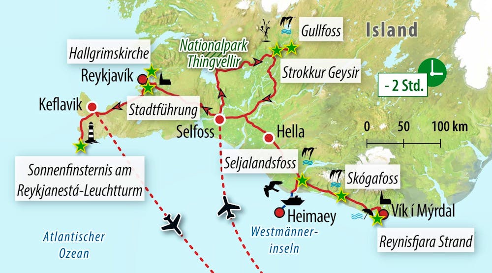 Ihre Reiseroute – © Eberhardt TRAVEL
