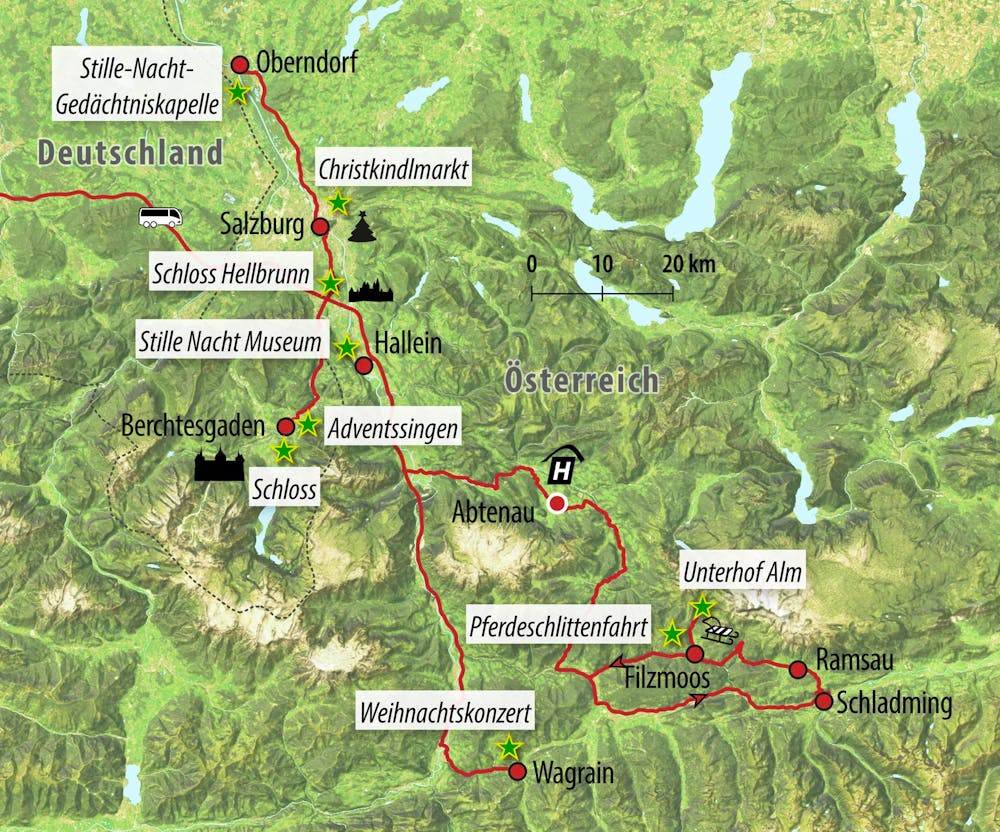 Ihre Reiseroute – © Eberhardt TRAVEL