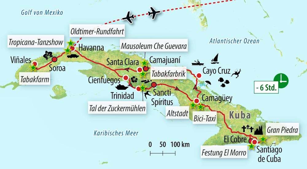 Ihre Reiseroute – © Eberhardt TRAVEL