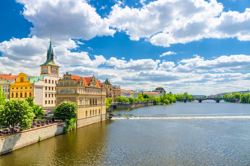 Prag - Blick auf die Moldau und das Smetana-Museum - &copy;Aliaksandr - stock.adobe.com
