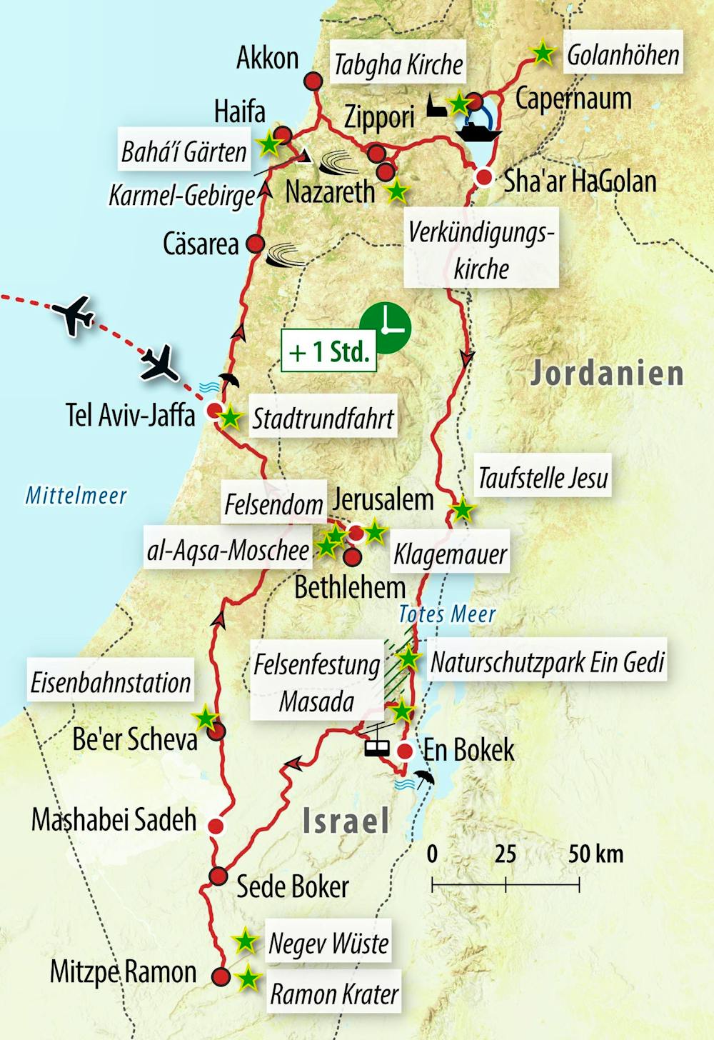 Ihre Reiseroute – © Eberhardt TRAVEL