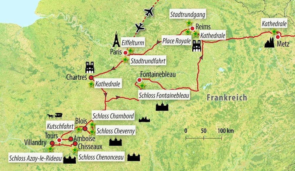 Ihre Reiseroute – © Eberhardt TRAVEL