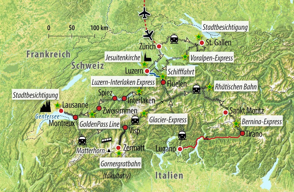 Ihre Reiseroute – © Eberhardt TRAVEL