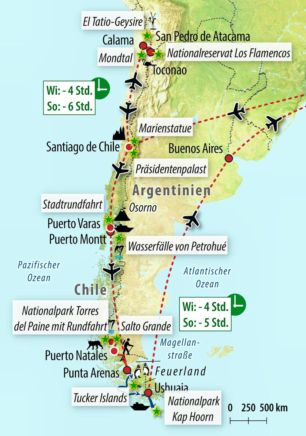 Ihre Reiseroute – © Eberhardt TRAVEL