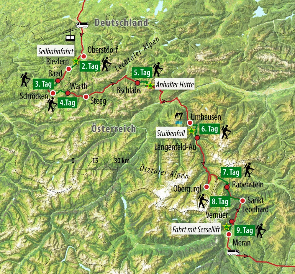 Ihre Reiseroute – © Eberhardt TRAVEL