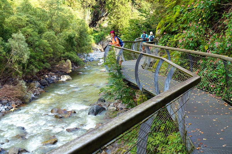 Wanderung auf dem Schluchtenweg Passeiertal - ©etfoto - stock.adobe.com