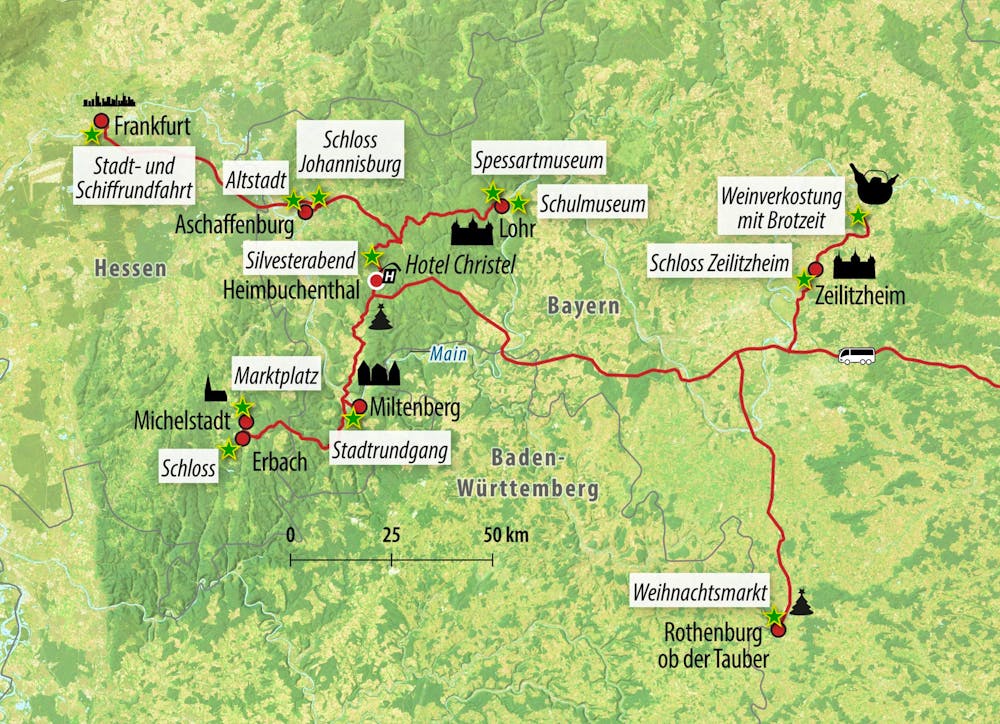 Ihre Reiseroute – © Eberhardt TRAVEL