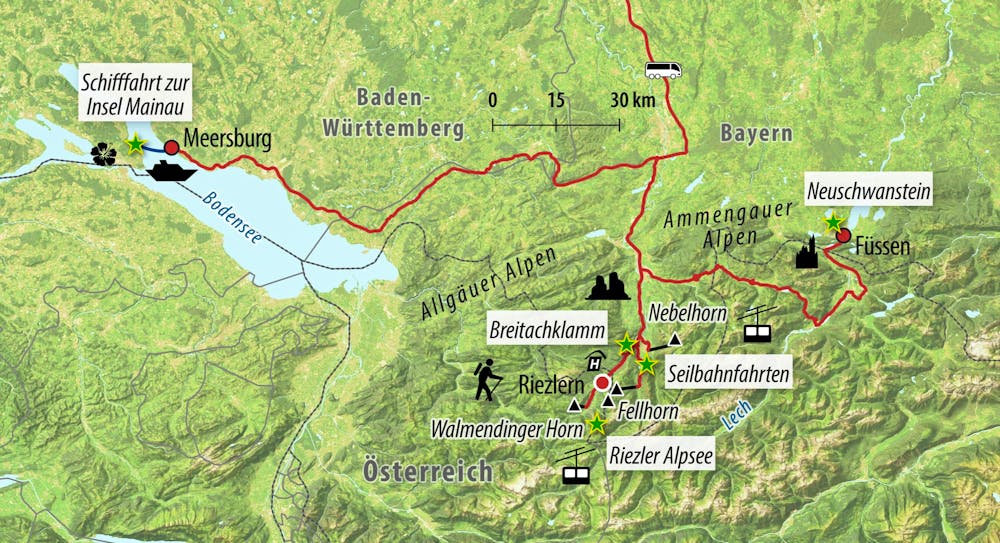 Ihre Reiseroute – © Eberhardt TRAVEL