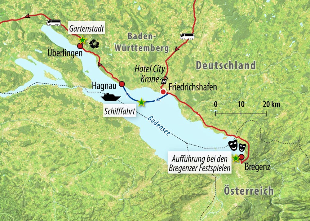 Ihre Reiseroute – © Eberhardt TRAVEL