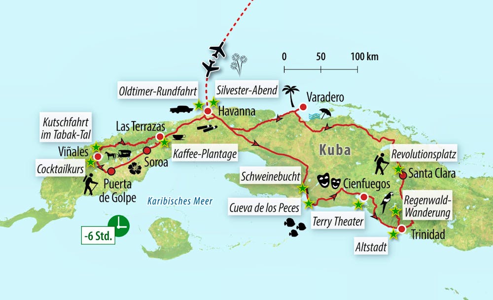 Ihre Reiseroute – © Eberhardt TRAVEL