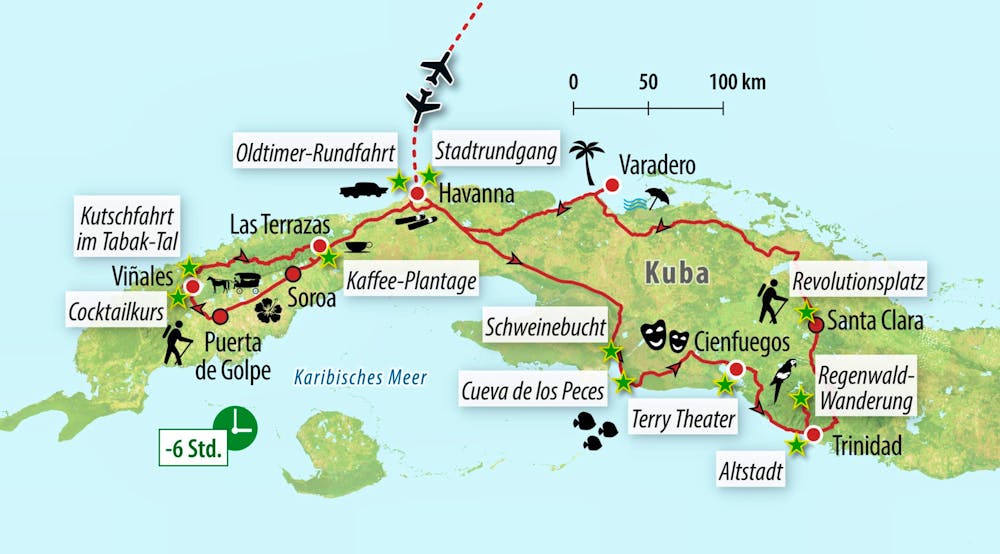 Ihre Reiseroute – © Eberhardt TRAVEL