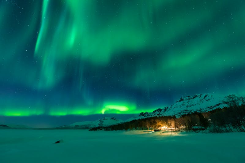 Polarlichter in Norwegen - ©Hurtigruten