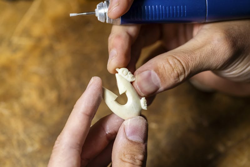 Handarbeit der Maori in Te Puia, Rotorua - &copy;Graeme Murray - Tourism New Zealand