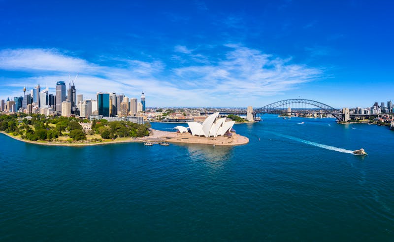 Blick auf Sydney mit Oper und Harbourbridge - &copy;Marcin - stock.adobe.com