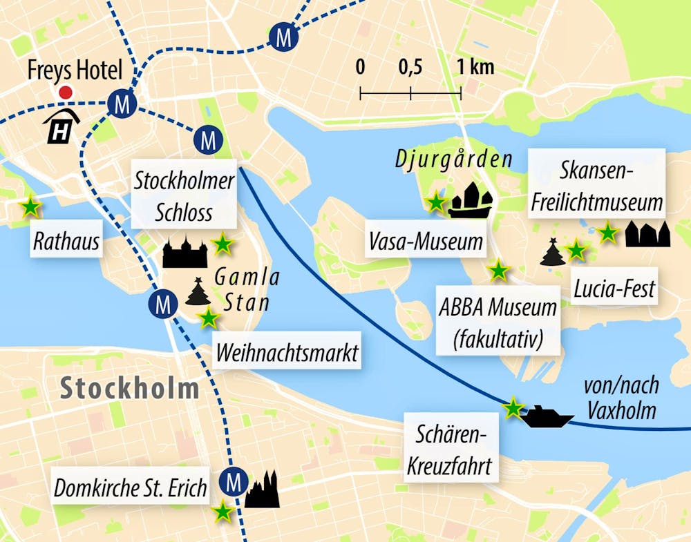 Ihre Reiseroute GO-LUCIA – © Eberhardt TRAVEL 