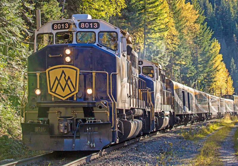 Rocky Mountaineer Zug in Kanada - Lokomotive - ©Rocky Mountaineer