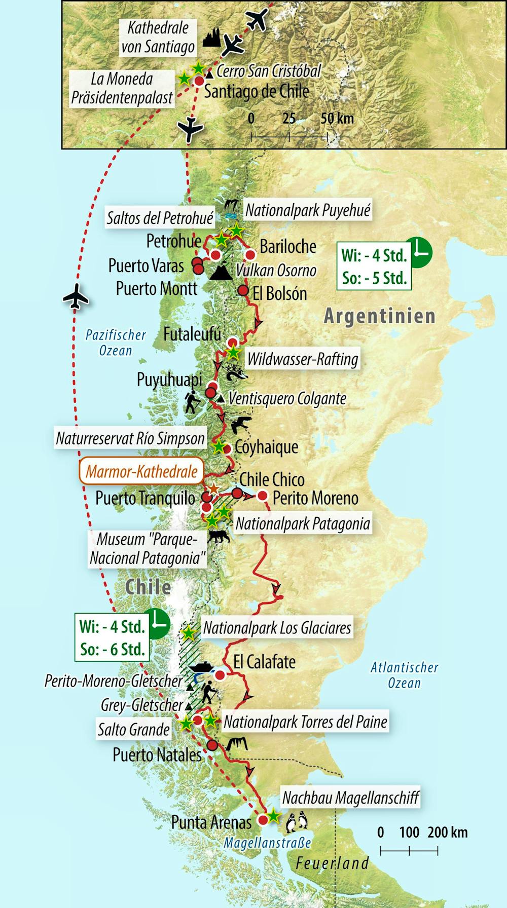 Ihre Reiseroute – © Eberhardt TRAVEL