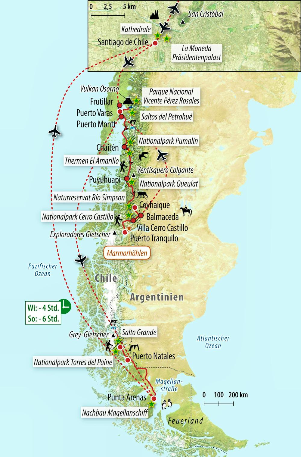 Ihre Reiseroute – © Eberhardt TRAVEL
