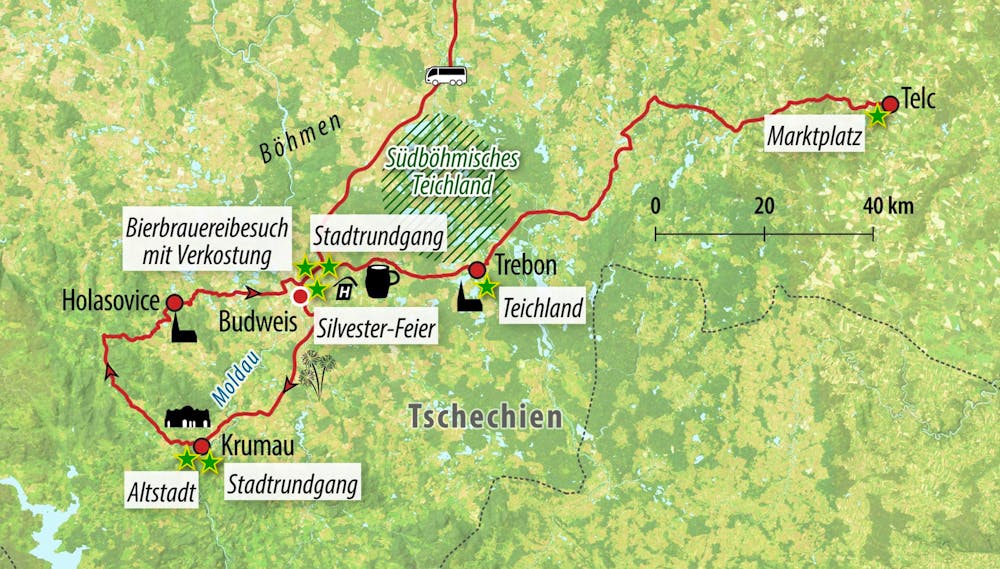 Ihre Reiseroute – © Eberhardt TRAVEL