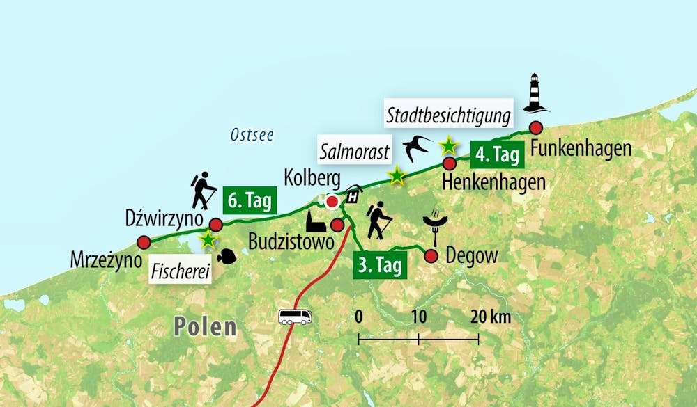 Ihre Reiseroute – © Eberhardt TRAVEL