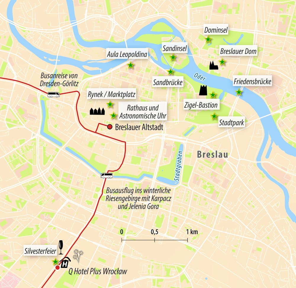 Ihre Reiseroute – © Eberhardt TRAVEL
