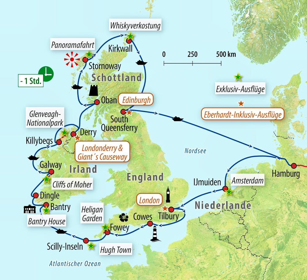 Ihre Reiseroute – © Eberhardt TRAVEL