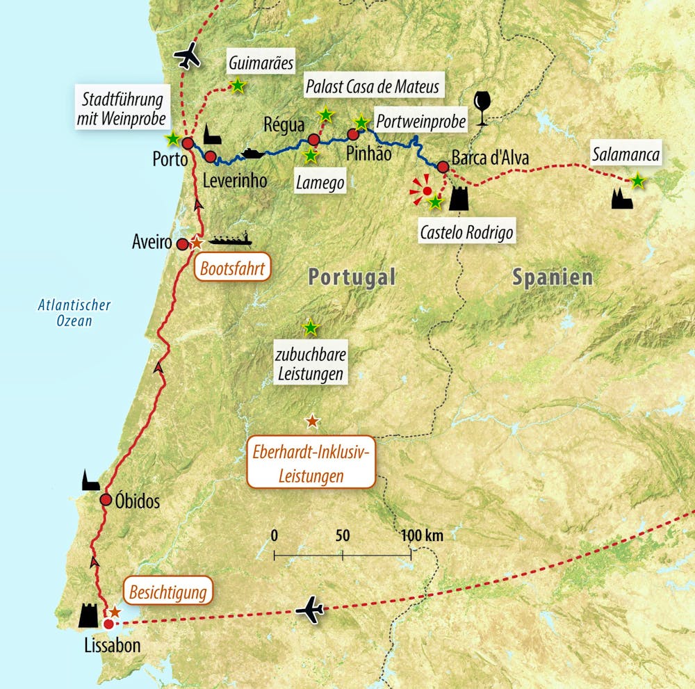 Ihre Reiseroute – © Eberhardt TRAVEL
