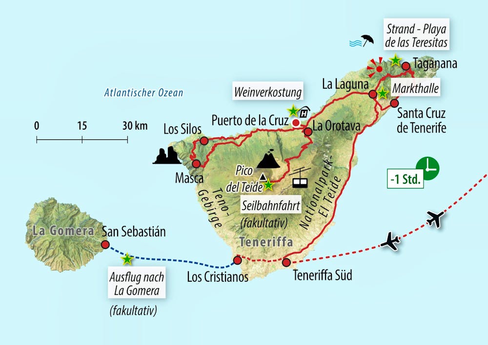 Ihre Reiseroute – © Eberhardt TRAVEL
