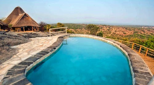 Rwakobo Rock Lodge in Uganda - Pool – © Rwakobo Rock Lodge
