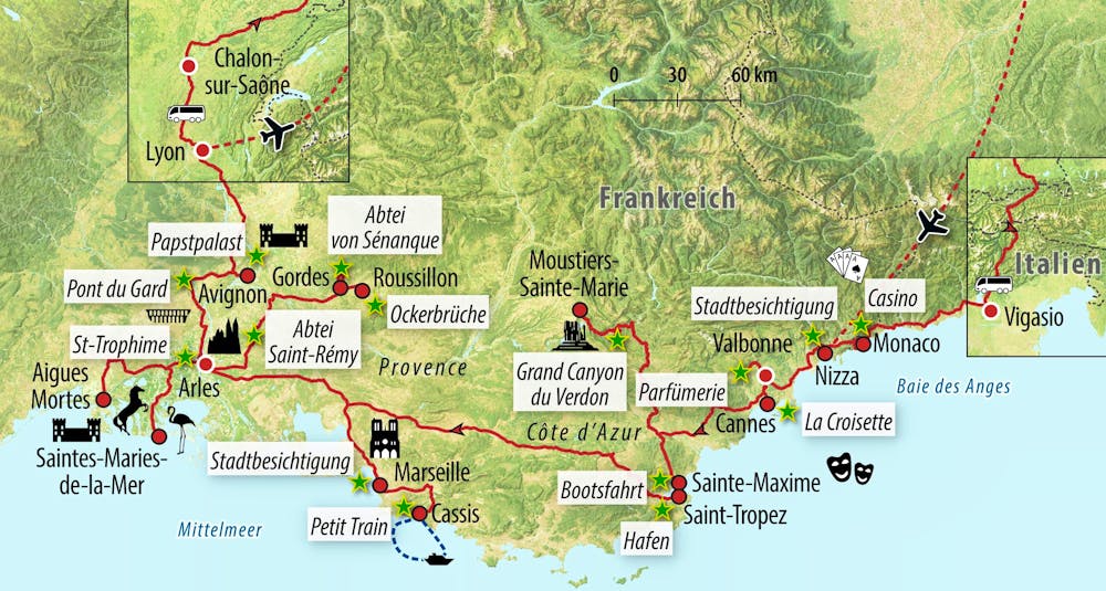 Ihre Reiseroute – © Eberhardt TRAVEL