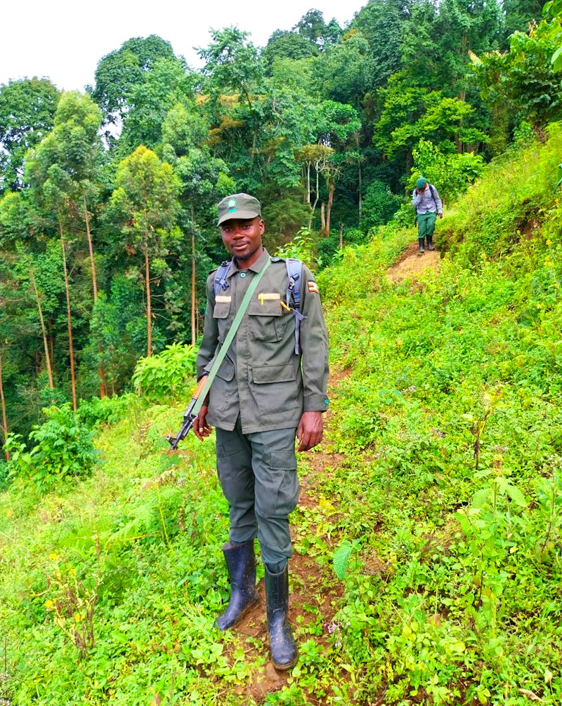 Ranger im Bwindi Impenetrable Nationalpark in Uganda - ©Julian Bartsch - Eberhardt TRAVEL