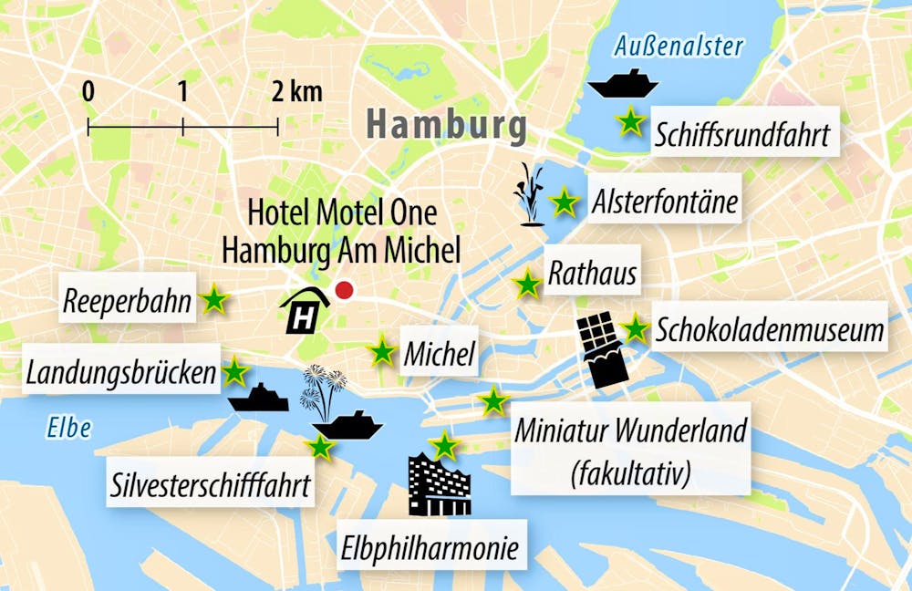 Ihre Reiseroute DE-YYHAM  – © Eberhardt TRAVEL