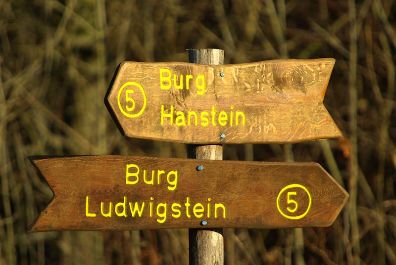 Wanderweg zur Burg Hanstein - ©Leiftryn - stock.adobe.com