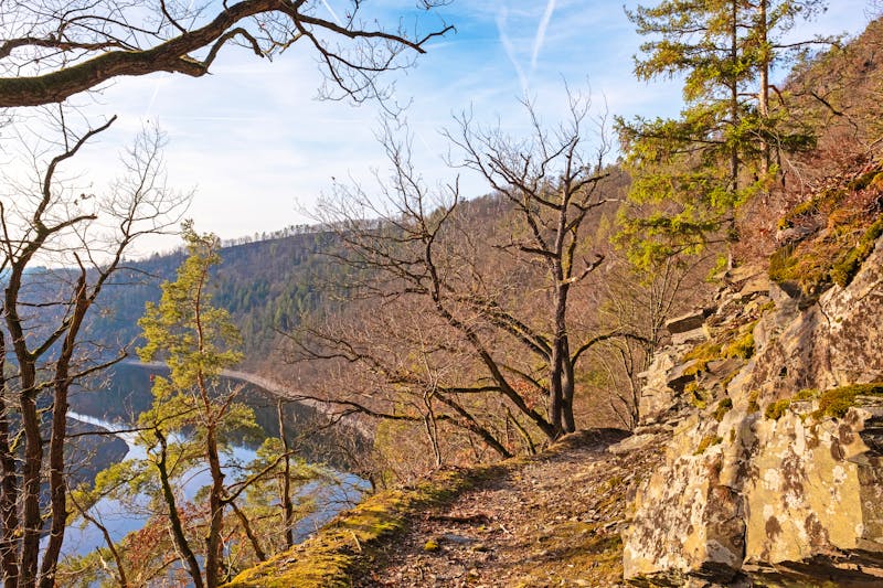 Wanderweg zur Teufelskanzel in Thüringen - ©progarten - stock.adobe.com