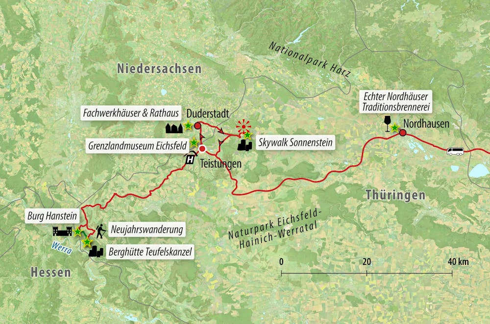 Ihre Reiseroute – © Eberhardt TRAVEL