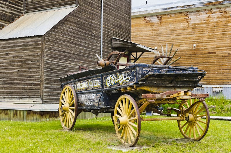 Alter Pferdewagen in Dawson City - Yukon - ©rlesyk - stock.adobe.com