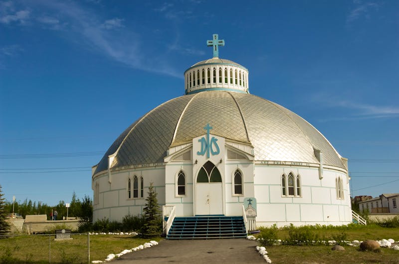 Iglu-Kirche in Inuvik in den Northwest Territorien Kanadas - ©Natalia Bratslavsky - stock.adobe.com
