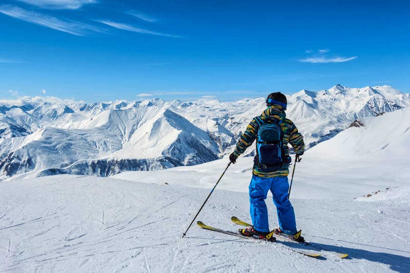 Skifahrer im Whistler Blackcomb Skigebiet in British Columbia - ©greentellect - stock.adobe.com