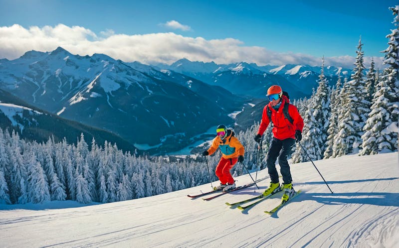 Skifahrer im Whistler Blackcomb Skigebiet in British Columbia - ©rouda100 - stock.adobe.com