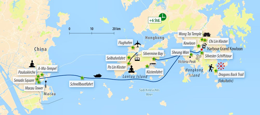 Ihre Reiseroute – © Eberhardt TRAVEL
