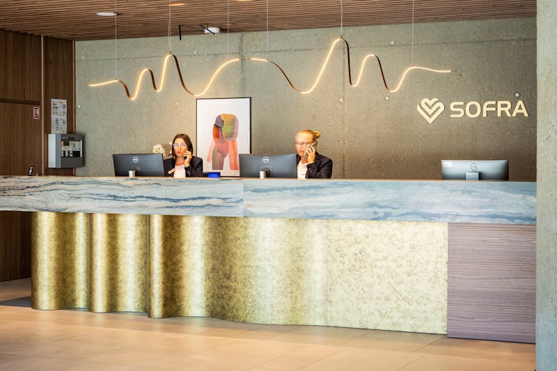 Rezeption im SOFRA FIT & SPA Gesundheitsinstitut – ©IdeaSpa