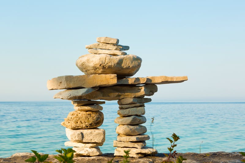 Inukshuk Steinmännlein in Kanada - ©Mike Degteariov - stock.adobe.com