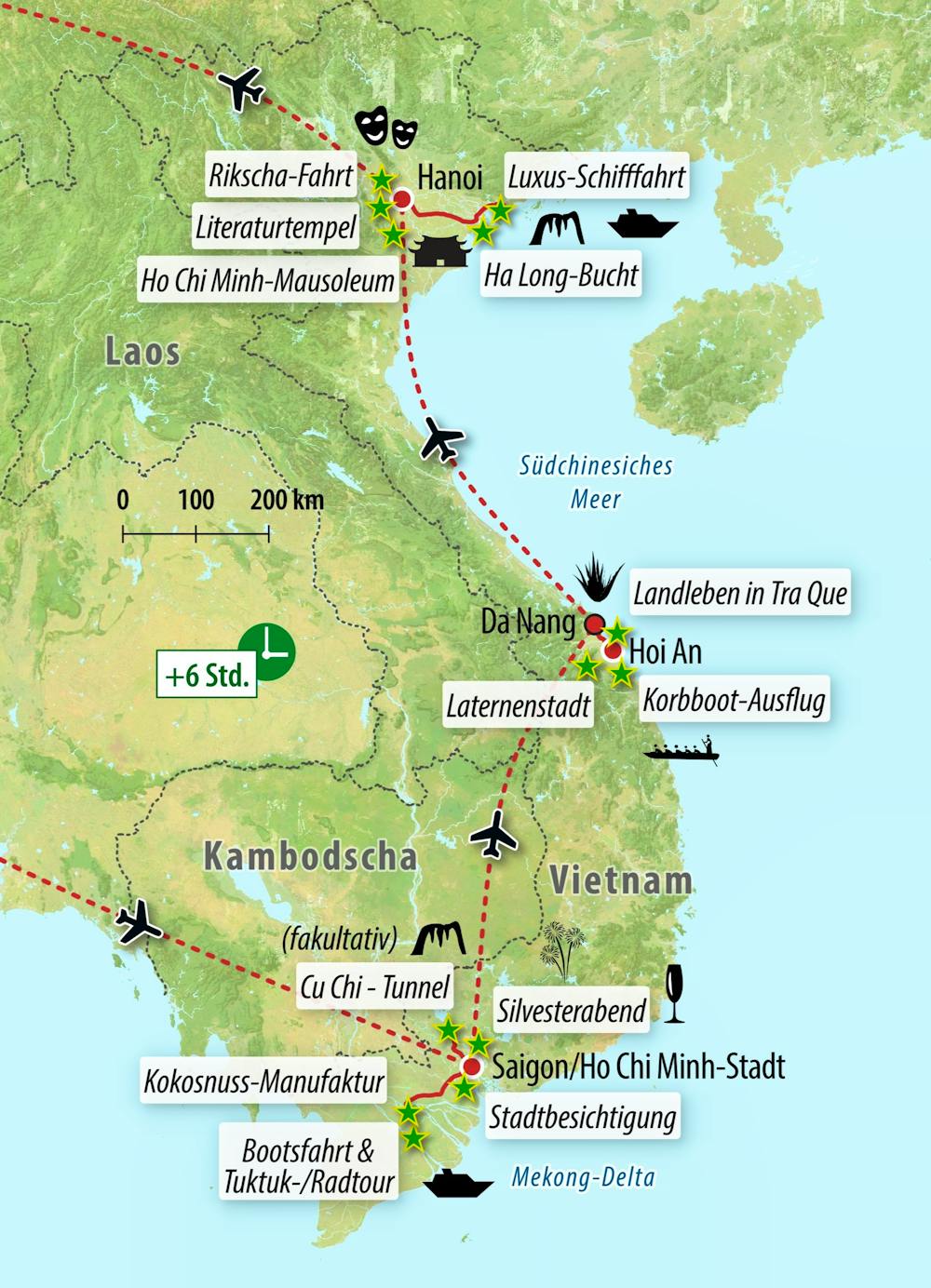 Ihre Reiseroute – © Eberhardt TRAVEL