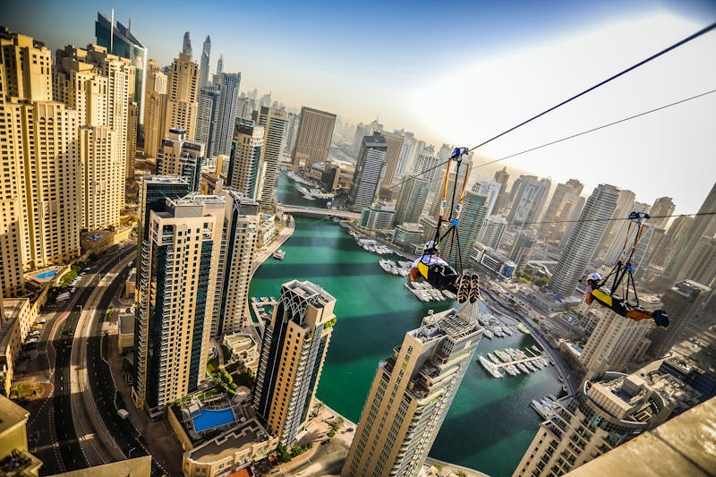 Dubai Zipline - ©XLine Dubai - Arabian Explorers