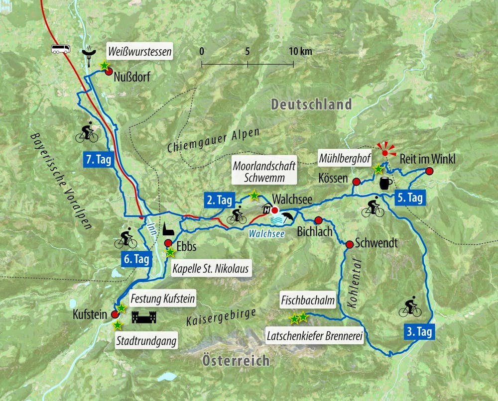 Ihre Reiseroute – © Eberhardt TRAVEL