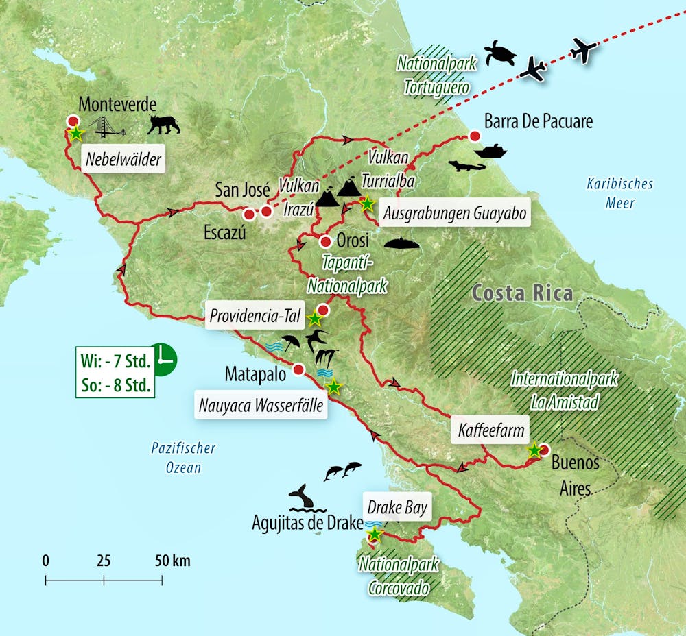 Ihre Reiseroute – © Eberhardt TRAVEL