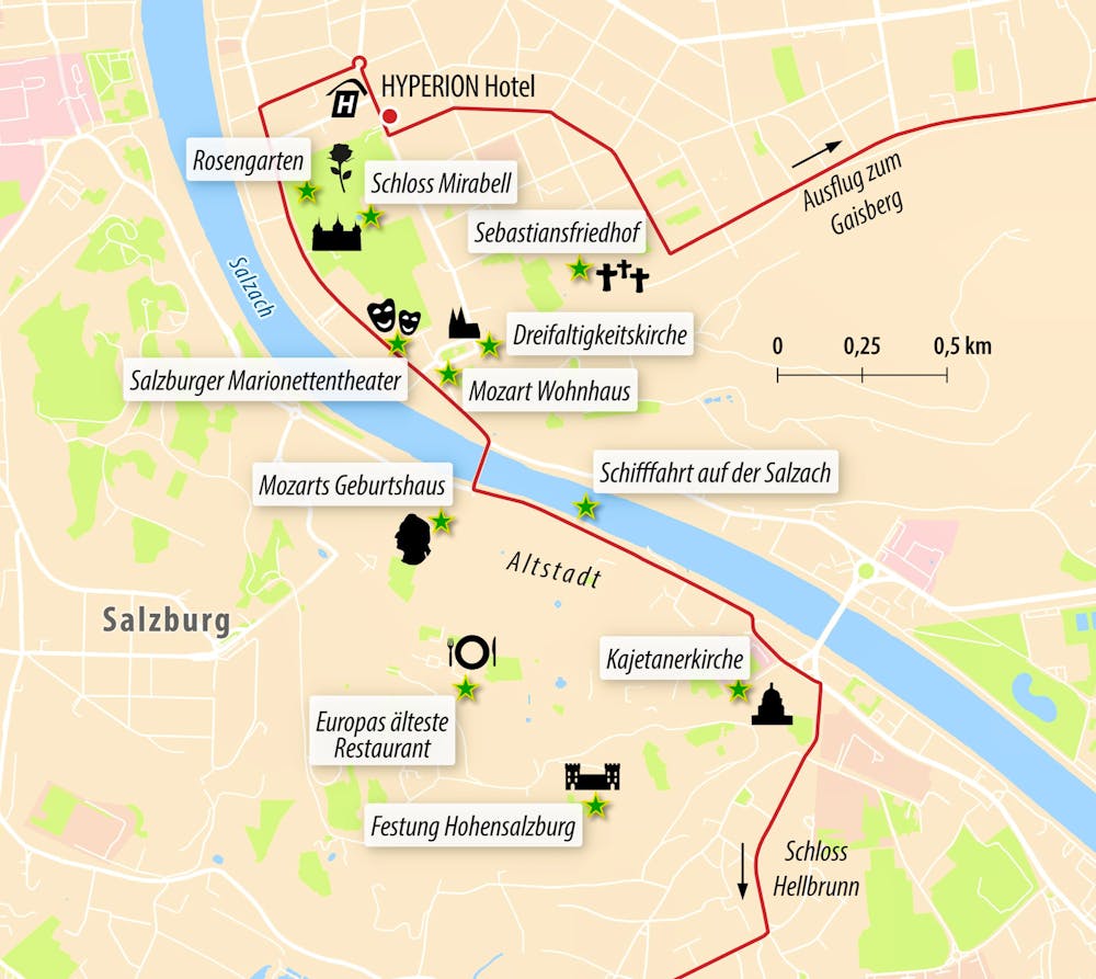 Ihre Reiseroute – © Eberhardt TRAVEL