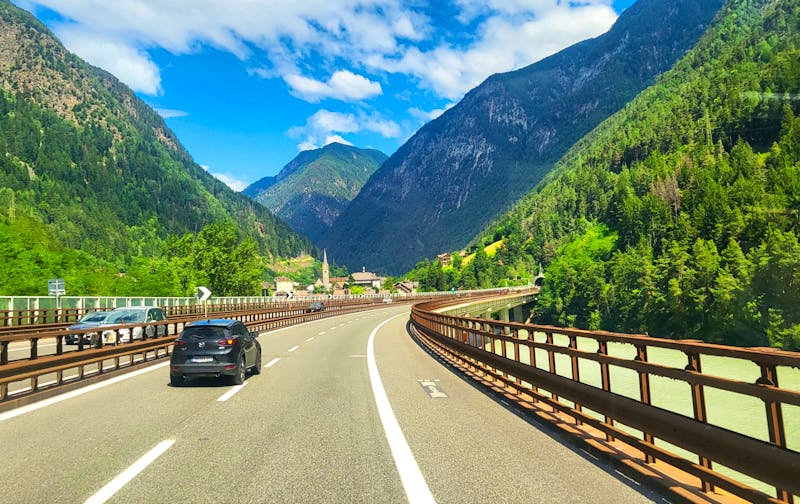 Rückfahrt in Richtung Brenner - ©Vivie Fiedler - Eberhardt TRAVEL