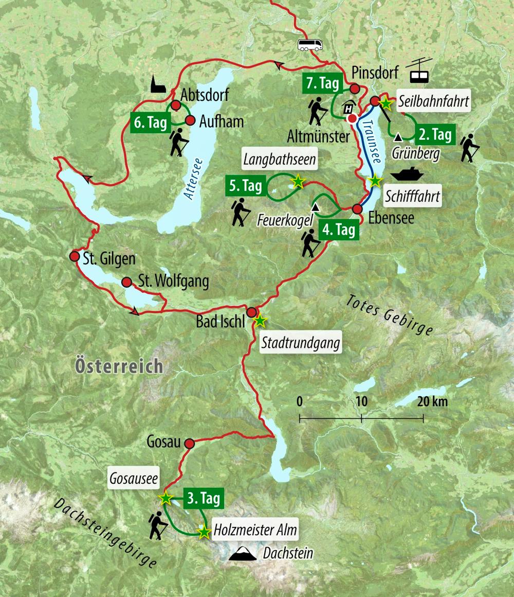 Ihre Reiseroute – © Eberhardt TRAVEL