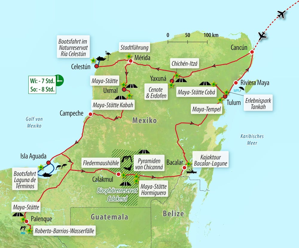 Ihre Reiseroute – © Eberhardt TRAVEL